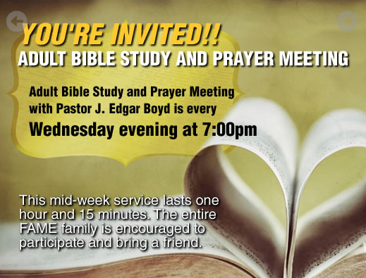 Adult Bible Study