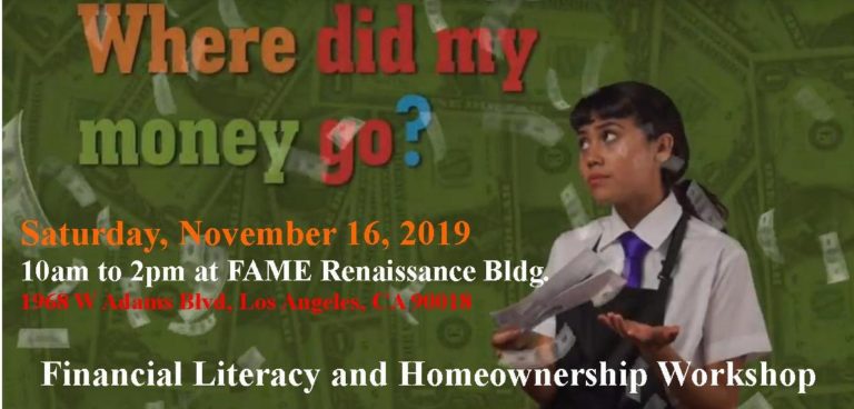 Financial Literacy & Homeownership Workshop